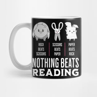 Rock Paper Scissors Reading Mug
